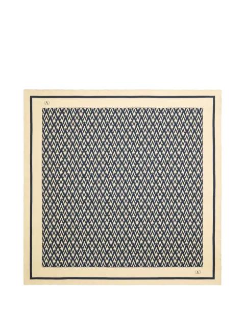 Toute la V silk scarf by VALENTINO
