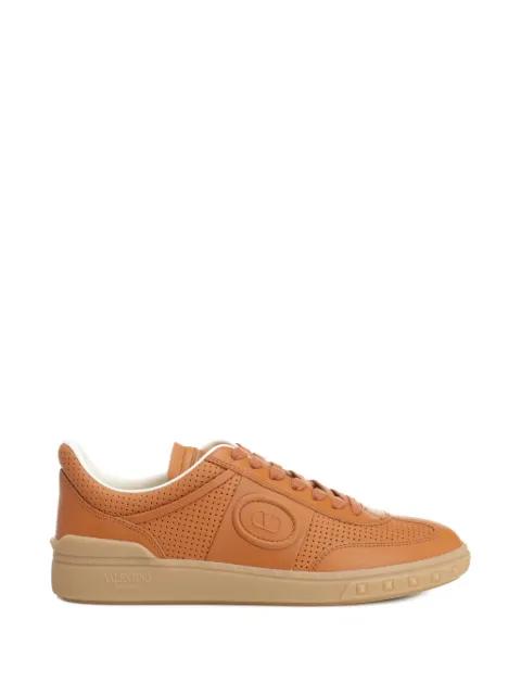 Upvillage low-top perforated nappa leather sneakers by VALENTINO