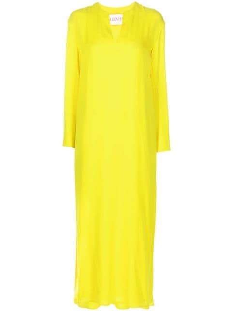V-detail mini dress by VALENTINO