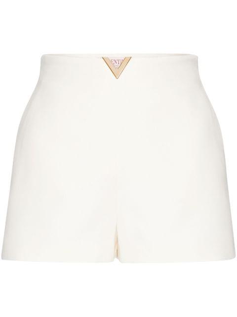 V detail shorts by VALENTINO