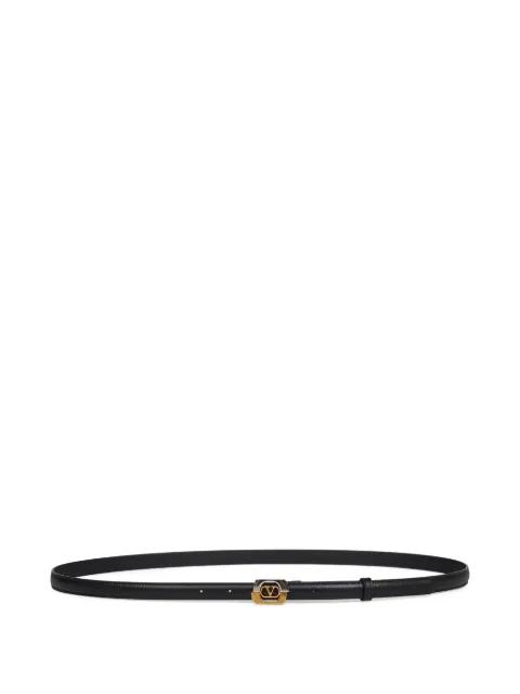 V-logo buckle leather belt by VALENTINO