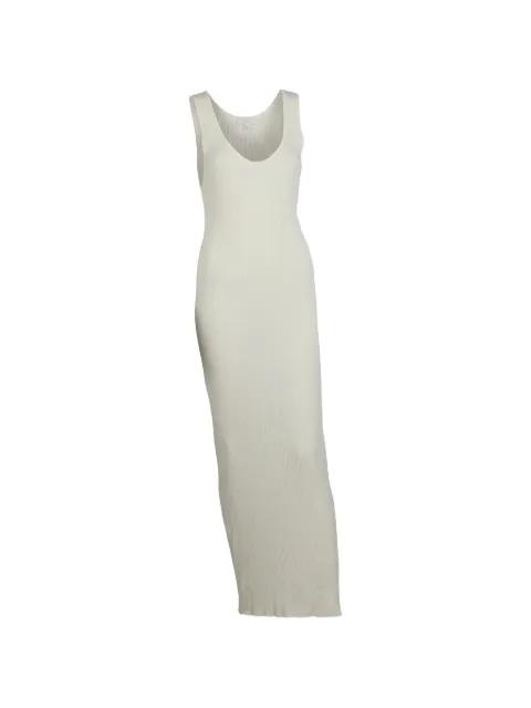 V-neck ribbed maxi dress by VALENTINO