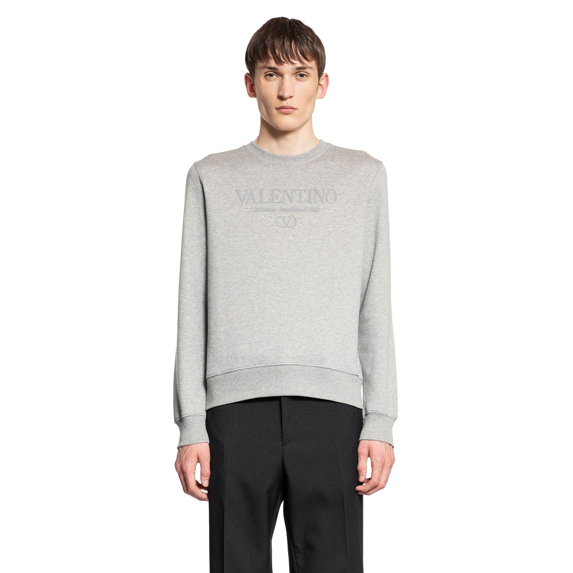 VALENTINO MAN GREY SWEAT-SHIRTS by VALENTINO