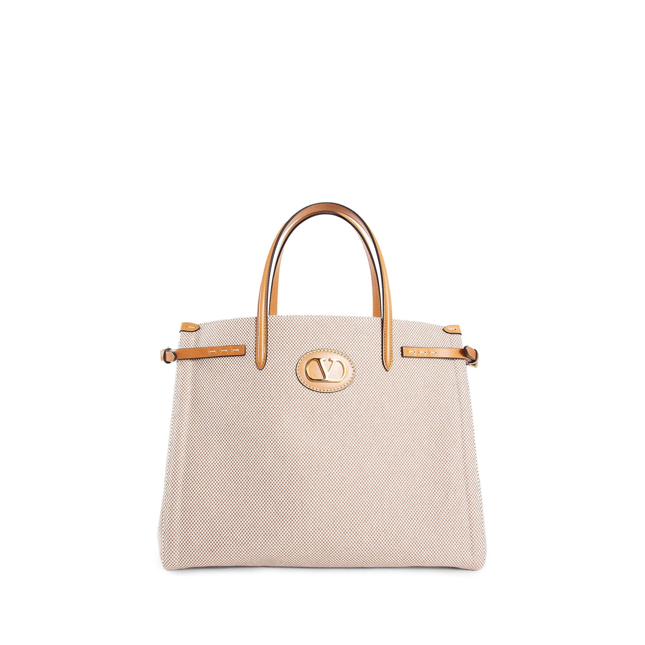 VALENTINO WOMAN BEIGE TOTE BAGS by VALENTINO