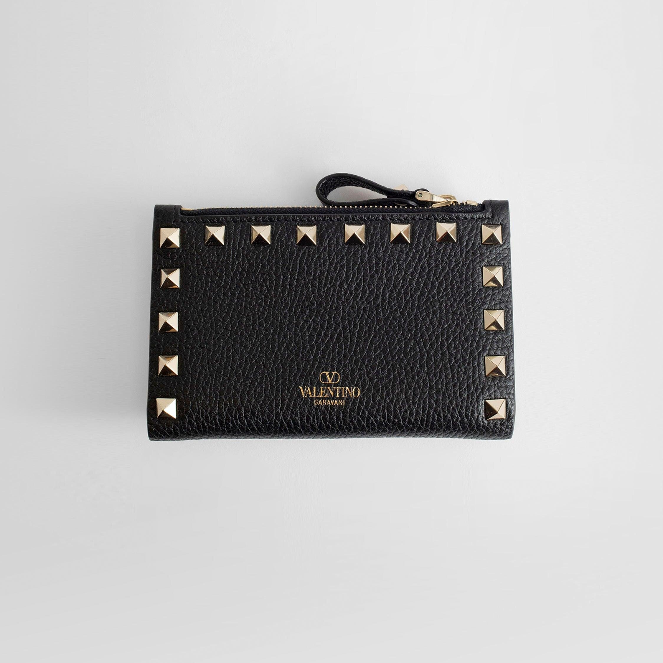 VALENTINO WOMAN BLACK WALLETS & CARDHOLDERS by VALENTINO