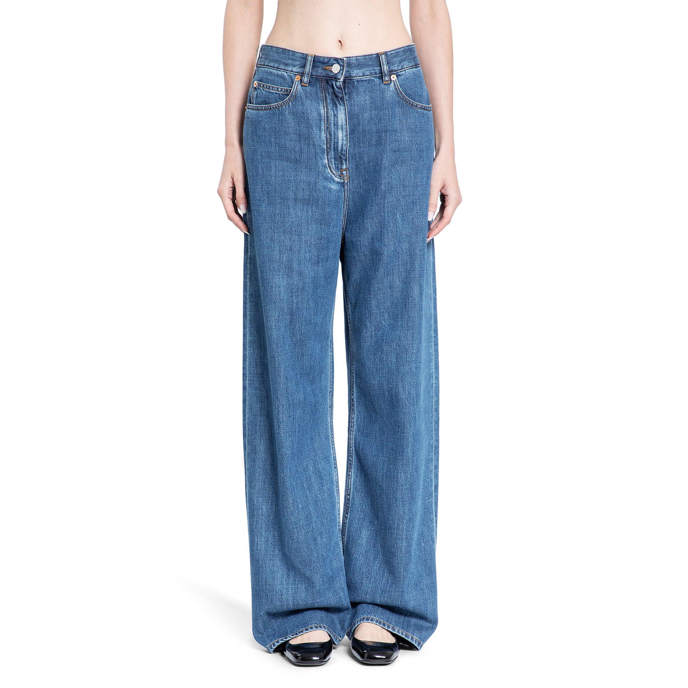 VALENTINO WOMAN BLUE JEANS by VALENTINO