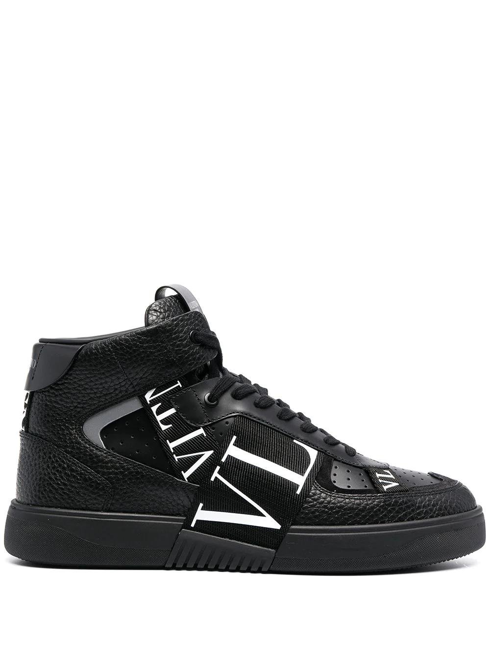 VL7N mid-top leather sneakers by VALENTINO