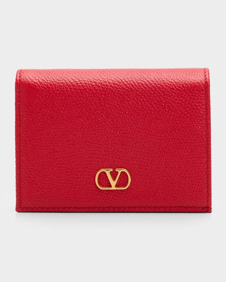 VLOGO Calfskin Flap Wallet by VALENTINO