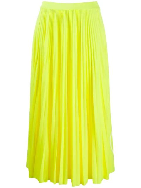 VLOGO pleated midi skirt by VALENTINO