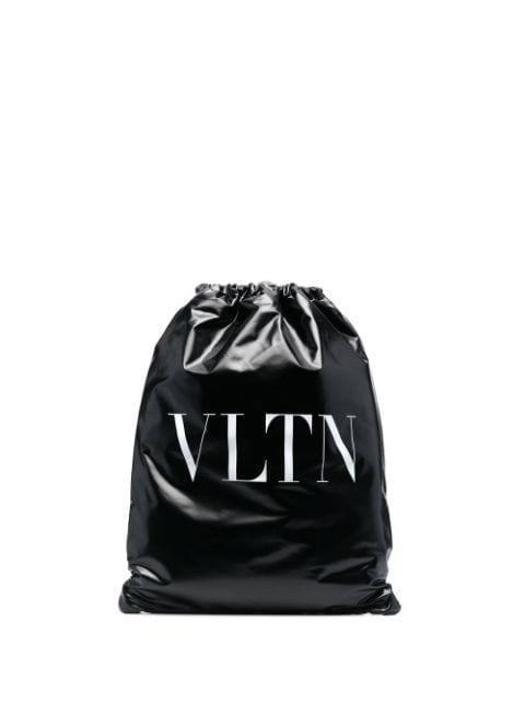 VLTN patent leather backpack by VALENTINO