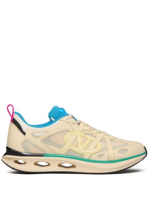 VLogo Easyjog leather sneakers by VALENTINO