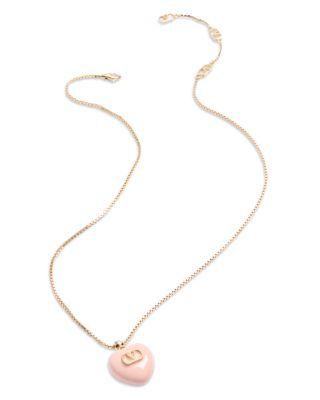 VLogo Heart Necklace by VALENTINO