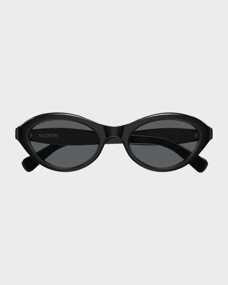 VLogo Signature 52mm Cat-Eye Sunglasses by VALENTINO