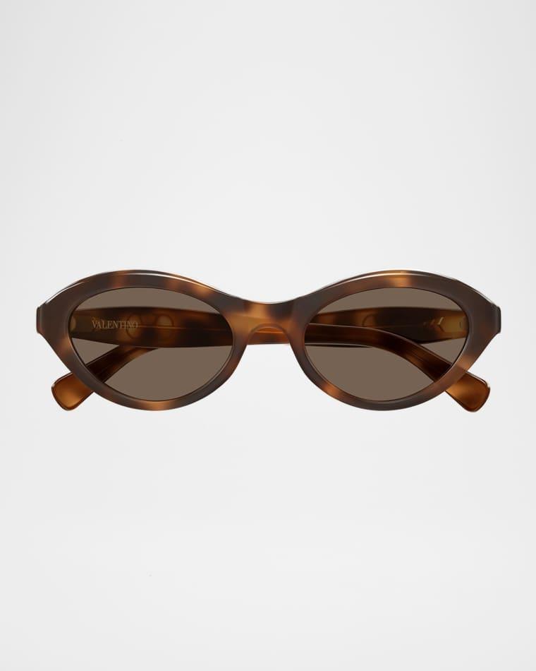 VLogo Signature 52mm Cat-Eye Sunglasses by VALENTINO