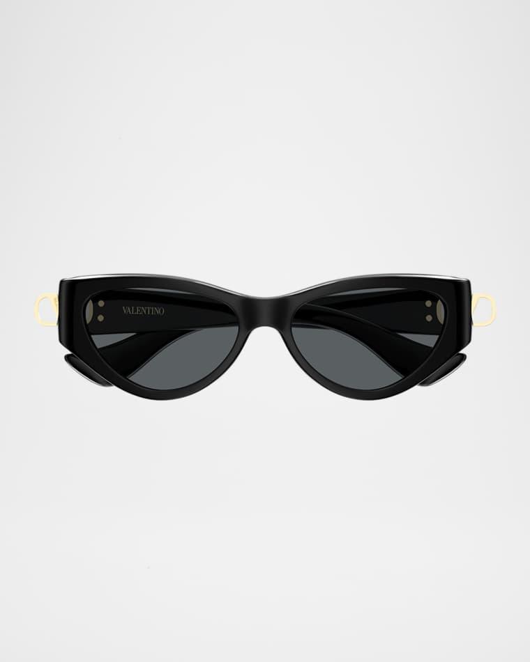 VLogo Signature 54mm Cat-Eye Sunglasses by VALENTINO