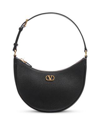 VLogo Signature Mini Hobo Shoulder Bag by VALENTINO VLogo Signature Mini Hobo Shoulder Bag by VALENTINO