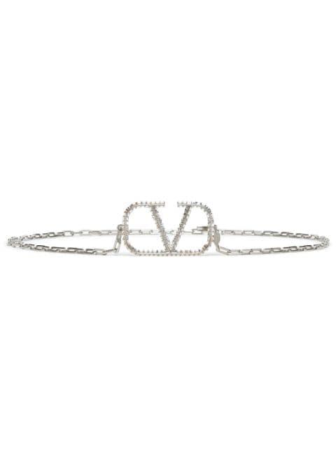 VLogo Signature chain belt by VALENTINO