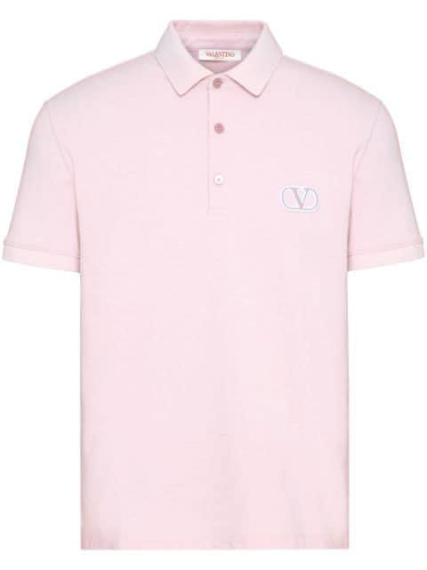 VLogo Signature cotton polo shirt by VALENTINO