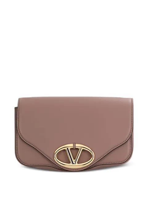 VLogo-Signature curved shoulder bag by VALENTINO