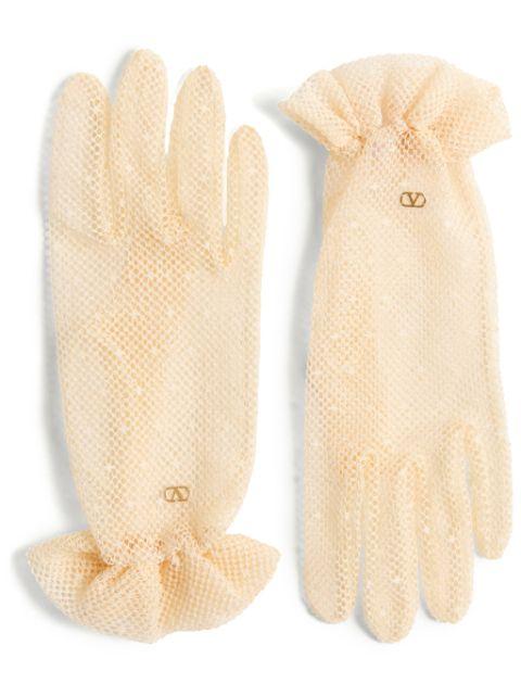 VLogo Signature gloves by VALENTINO