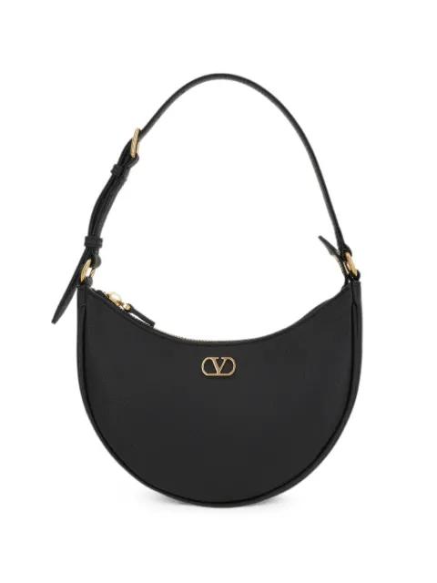 VLogo Signature grained-leather mini bag by VALENTINO