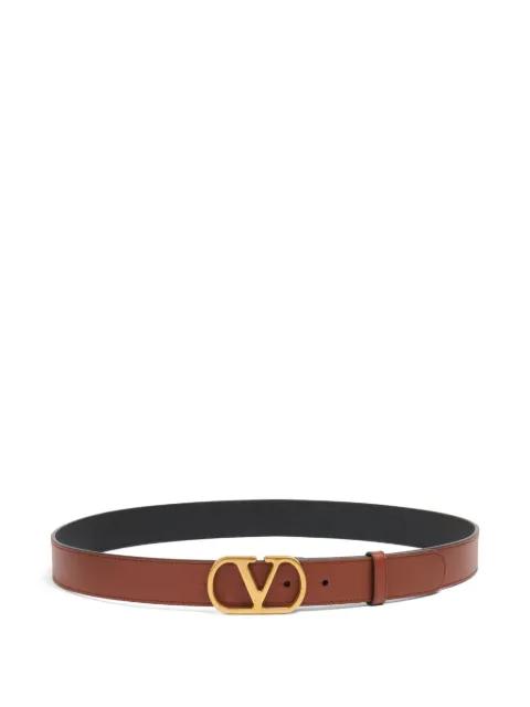 VLogo Signature leather belt by VALENTINO