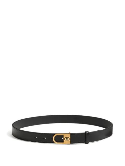 VLogo Signature leather belt by VALENTINO