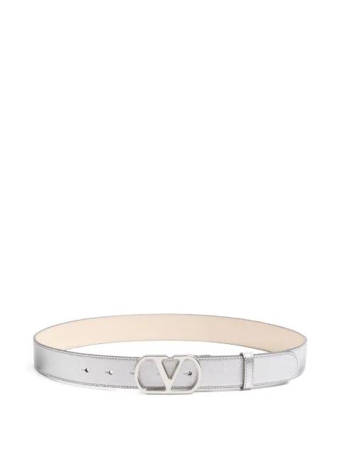 VLogo Signature leather belt by VALENTINO