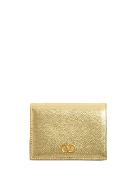 VLogo Signature leather wallet by VALENTINO