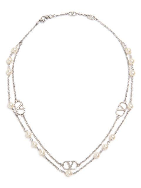 VLogo Signature necklace by VALENTINO
