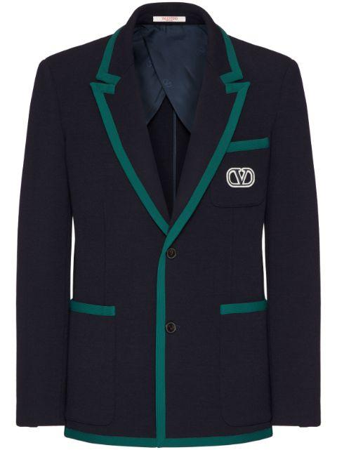VLogo Signature single-breasted blazer by VALENTINO