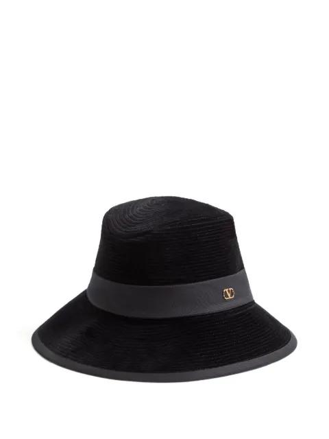VLogo Signature velvet hat by VALENTINO