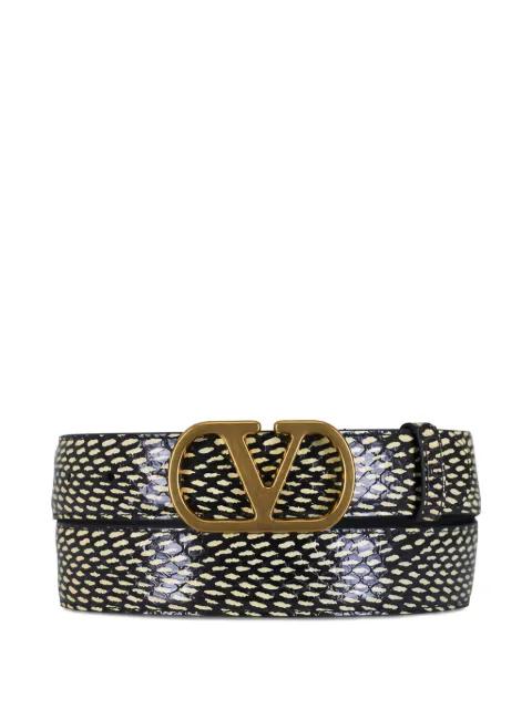 VLogo-buckle belt by VALENTINO