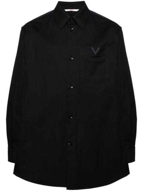 VLogo canvas shirt by VALENTINO
