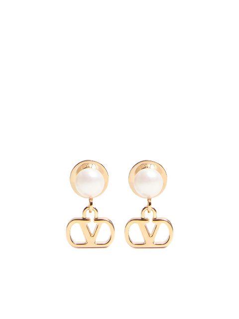 VLogo earrings by VALENTINO