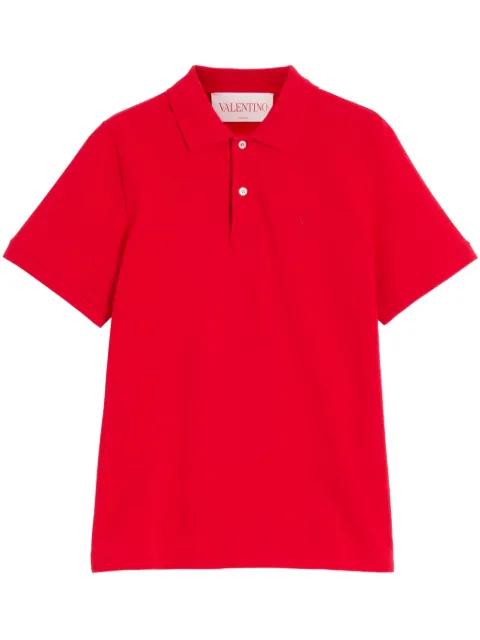 VLogo-embroidered polo shirt by VALENTINO
