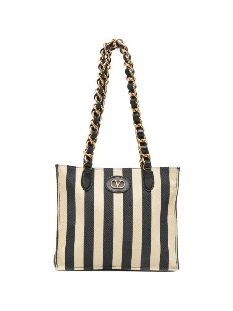 VLogo  jacquard shoulder bag by VALENTINO