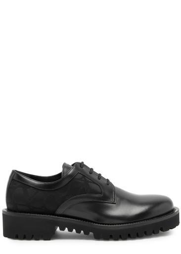 VLogo leather Derby shoes by VALENTINO