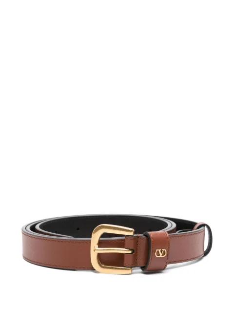VLogo leather belt by VALENTINO
