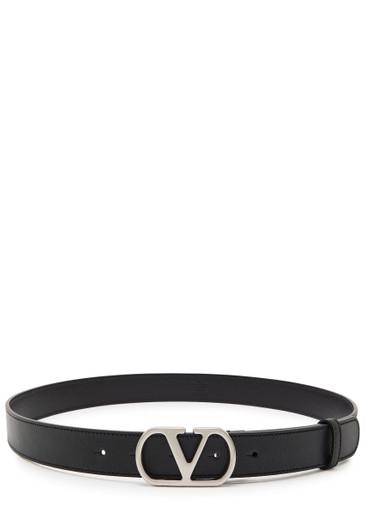 VLogo leather belt by VALENTINO