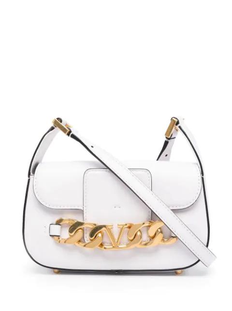 VLogo leather crossbody bag by VALENTINO