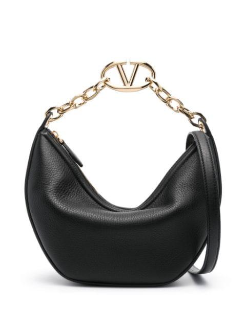 VLogo leather shoulder bag by VALENTINO
