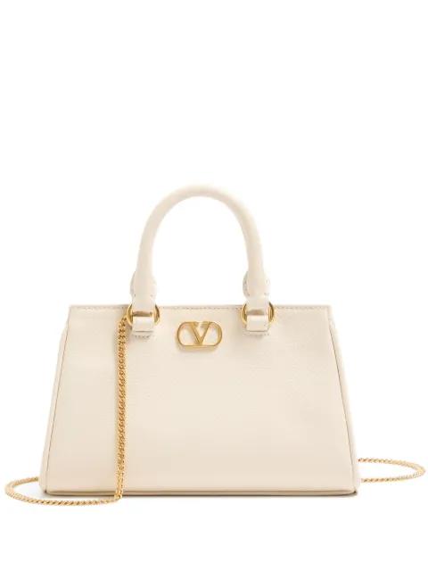 VLogo signature mini bag in grainy calfskin by VALENTINO