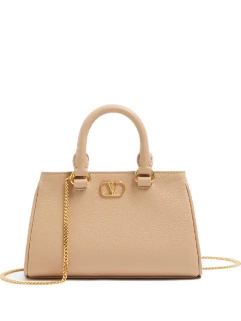 VLogo signature mini bag in grainy calfskin by VALENTINO