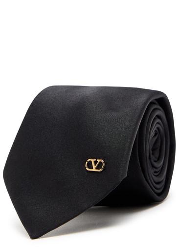 VLogo silk tie by VALENTINO