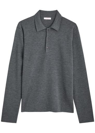 VLogo wool polo shirt by VALENTINO