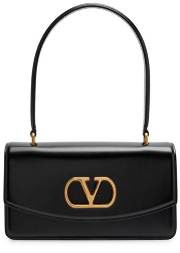 Vain VLogo leather shoulder bag by VALENTINO