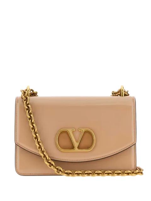 Vain small shoulder bag in shiny calfskin by VALENTINO