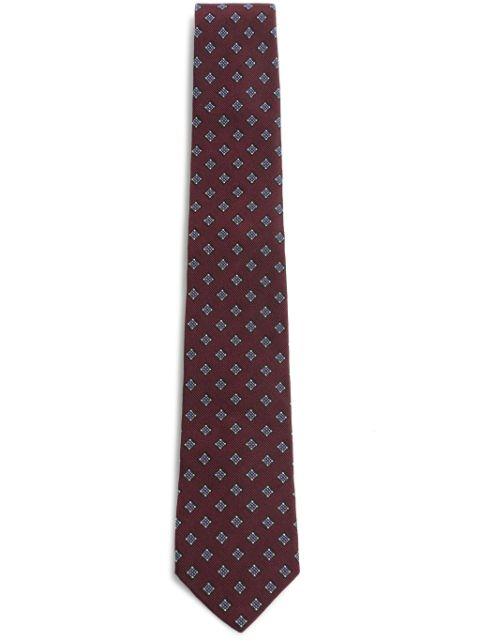 Valentie micro-check silk tie by VALENTINO