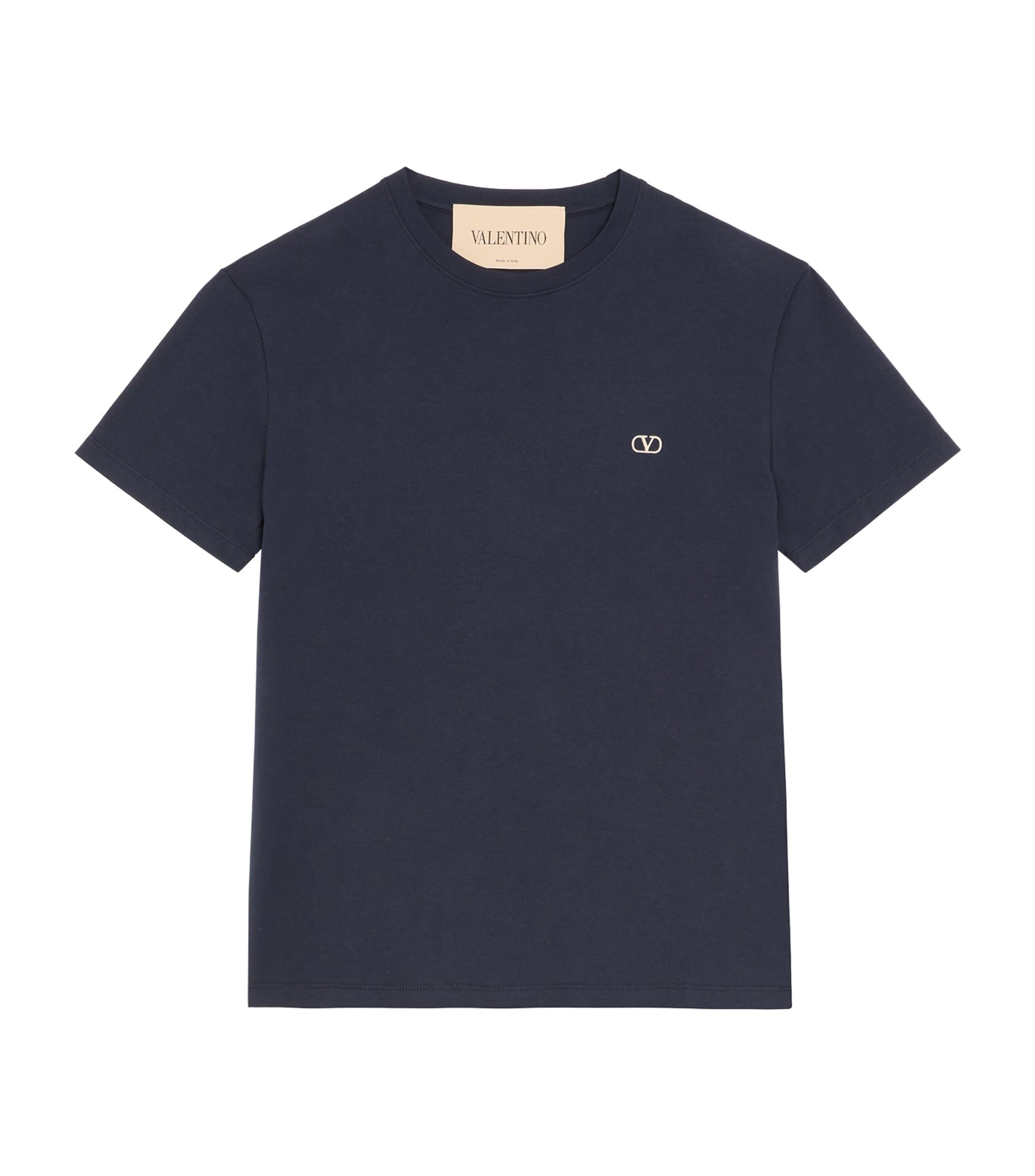 Valentino Cotton VLogo T-Shirt by VALENTINO